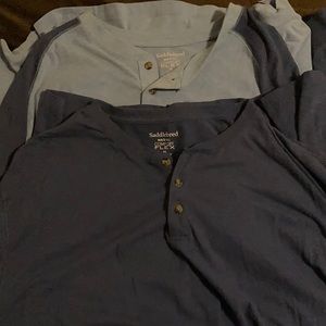 Two long sleeve men saddlebred shirt